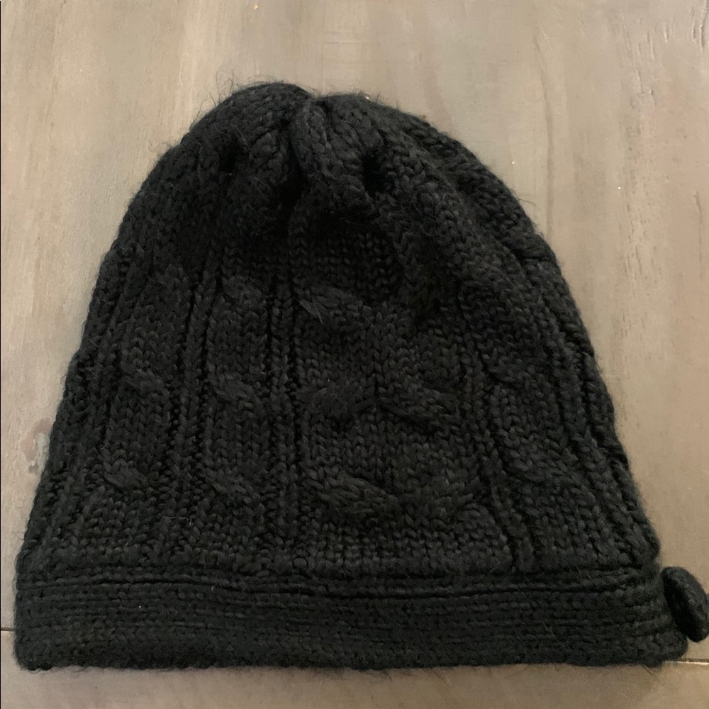 Gap Women's Black Beanie - S/M